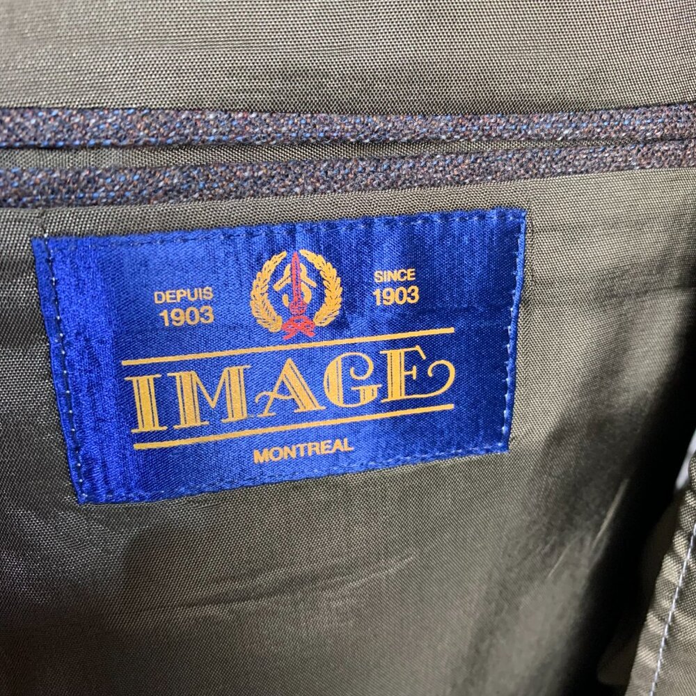 Vintage Union Made Wool Two Button Single Vent Lined Blazer Sport Coat - Picture 9 of 15